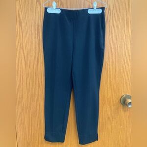 Women’s medium black H&M straight leg trousers with side zip